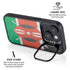 Kenya Flag Distressed iPhone 15 Plus Kickstand Case